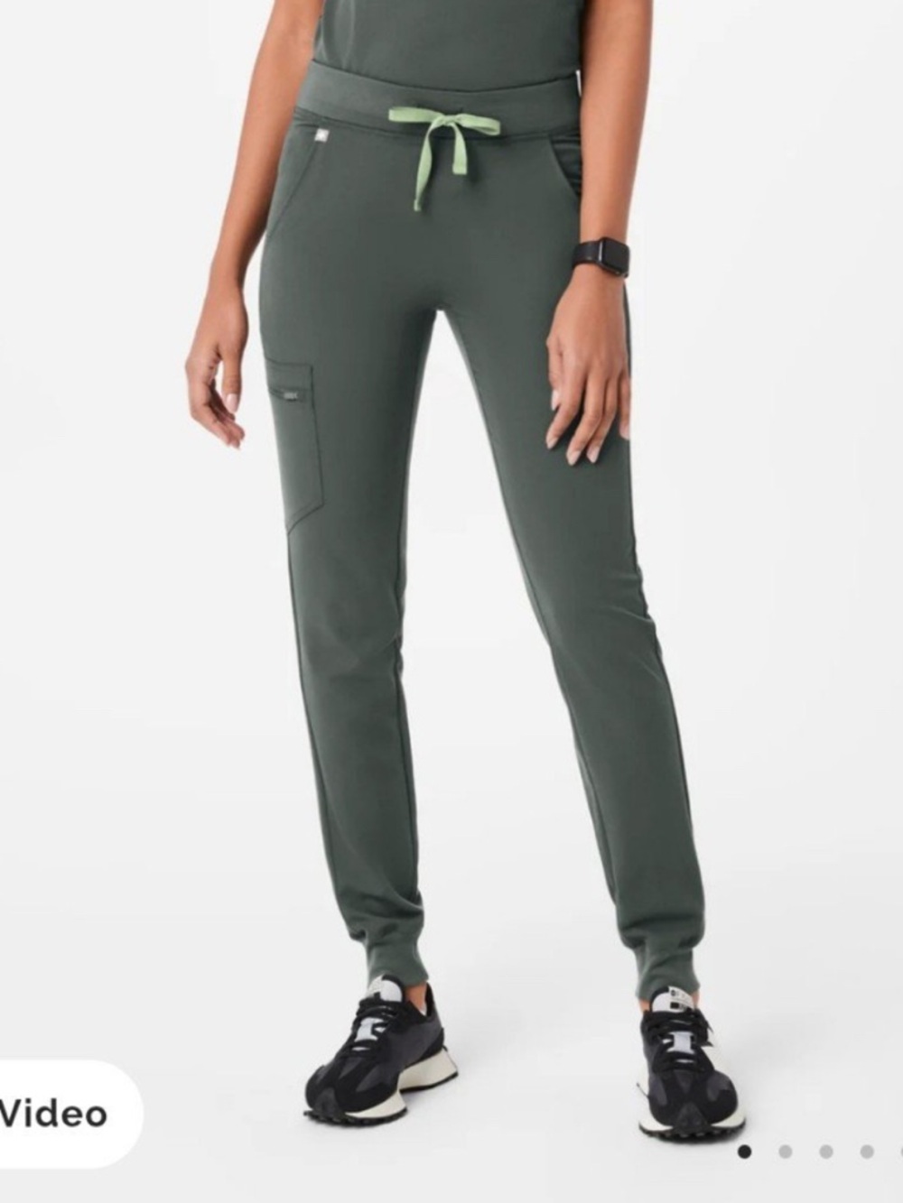 Figs Zamora Jogger Scrub Trouser in Bonsai Sz XL